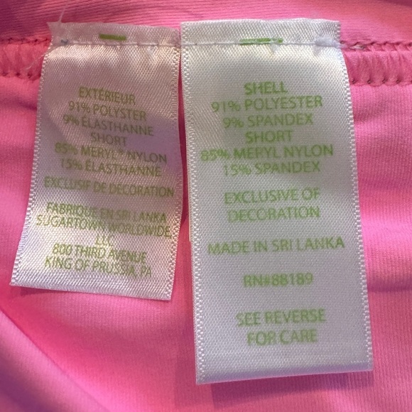 LILLY PULITZER Monica Skort Borealis Blue Tropic Down Low Golf Skort NWT Size 2 - Picture 11 of 12